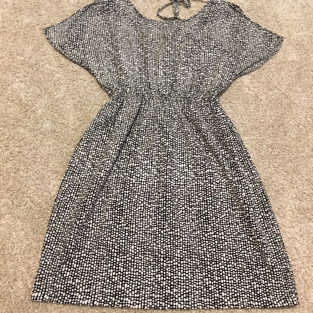 Black and white dress